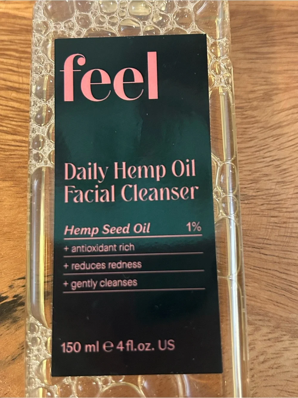 Feel Daily Hemp Oil Facial Cleanser 150ml